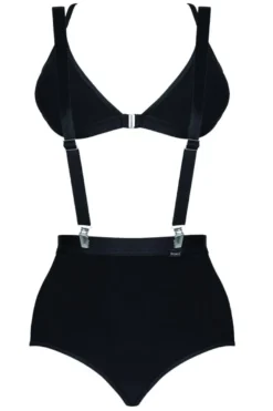 Demoniq - Clubwear Set aus weichem Material mit Gummibändern