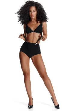 Demoniq - Clubwear Set aus weichem Material mit Gummibändern