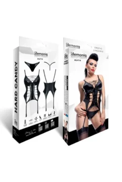 Demoniq - Gorset Ruth DE739303M schwarz