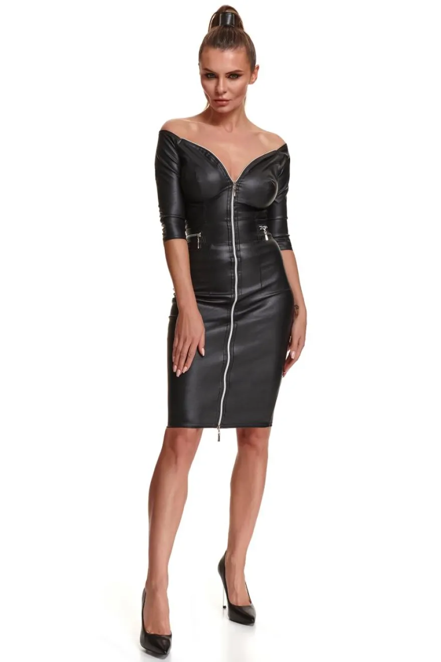 Demoniq - Kleid aus Kunstleder