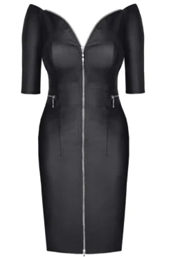 Demoniq - Kleid aus Kunstleder