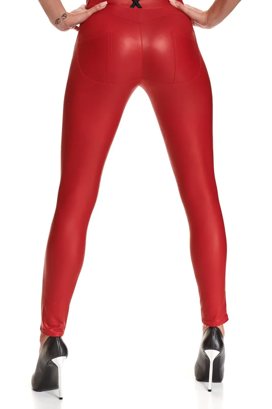 Demoniq - Leggings Brilidia rot