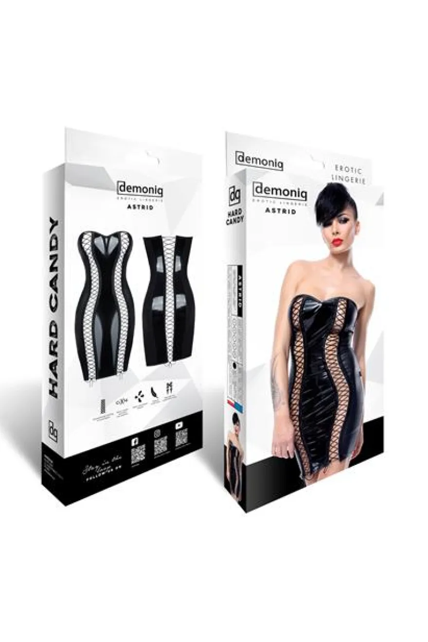 Demoniq - Minikleid Astrid schwarz