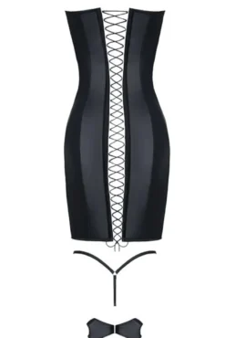 Demoniq - Minikleid Heidi DE739288M schwarz