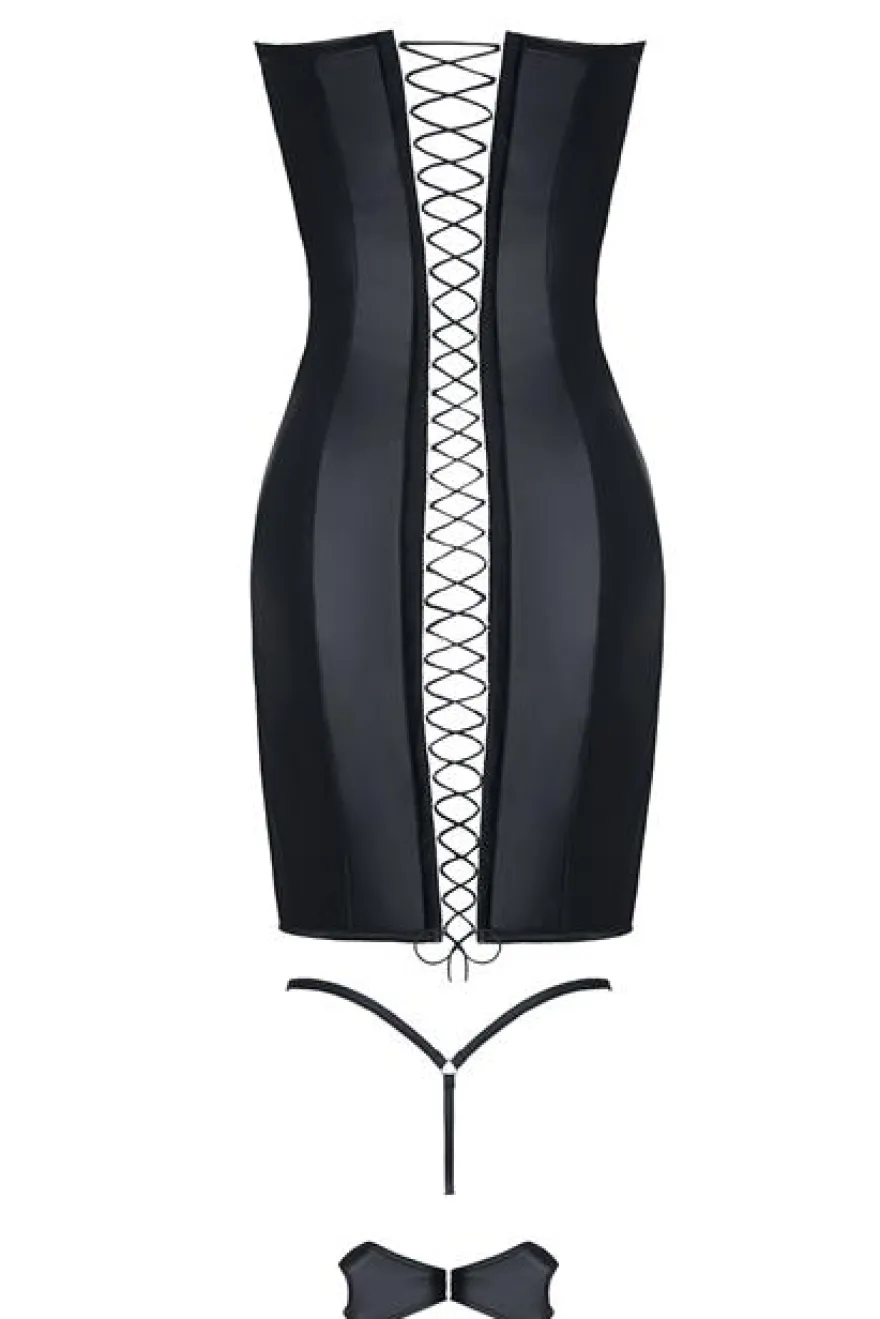 Demoniq - Minikleid Heidi DE739288M schwarz