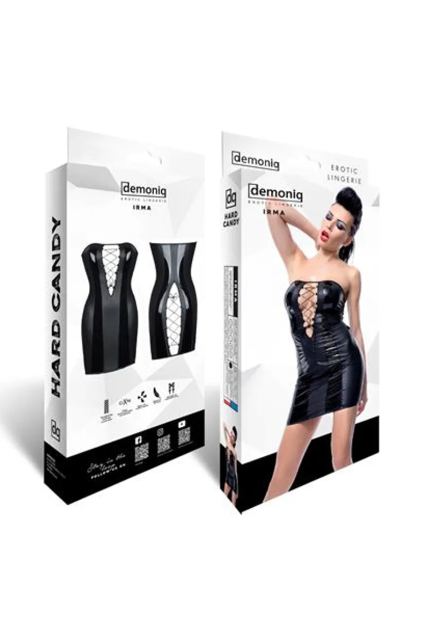 Demoniq - Minikleid Irma DE739283M schwarz