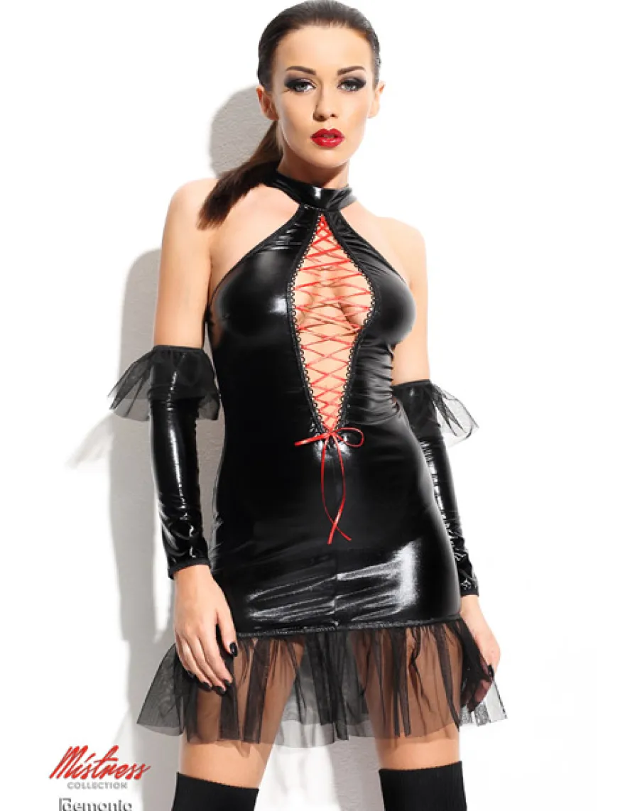 Demoniq - Minikleid Martha DE872798M schwarz