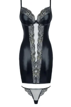 Demoniq - Minikleid Myriam schwarz/gold