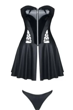 Demoniq - Minikleid Rita DE739298M schwarz