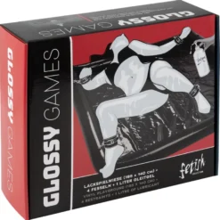 Fetish Collection - Glossy Games Lackspielwiese Set 185x140cm schwarz