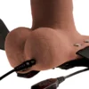 Fetish Fantasy Series - 6" Hollow Rechargeable Strap-on with Balls natural