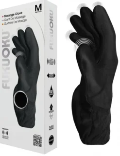 Fukuoku - Glove Massage-Handschuh schwarz