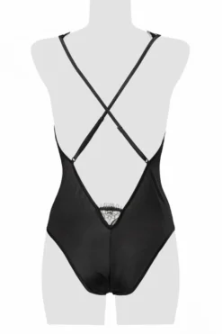 Grey Velvet - Body aus zarter Spitze schwarz 15305
