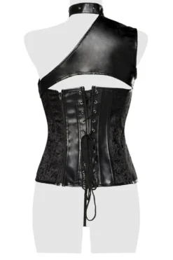 Grey Velvet - Formende Corsage mit Schulterteil schwarz 15306