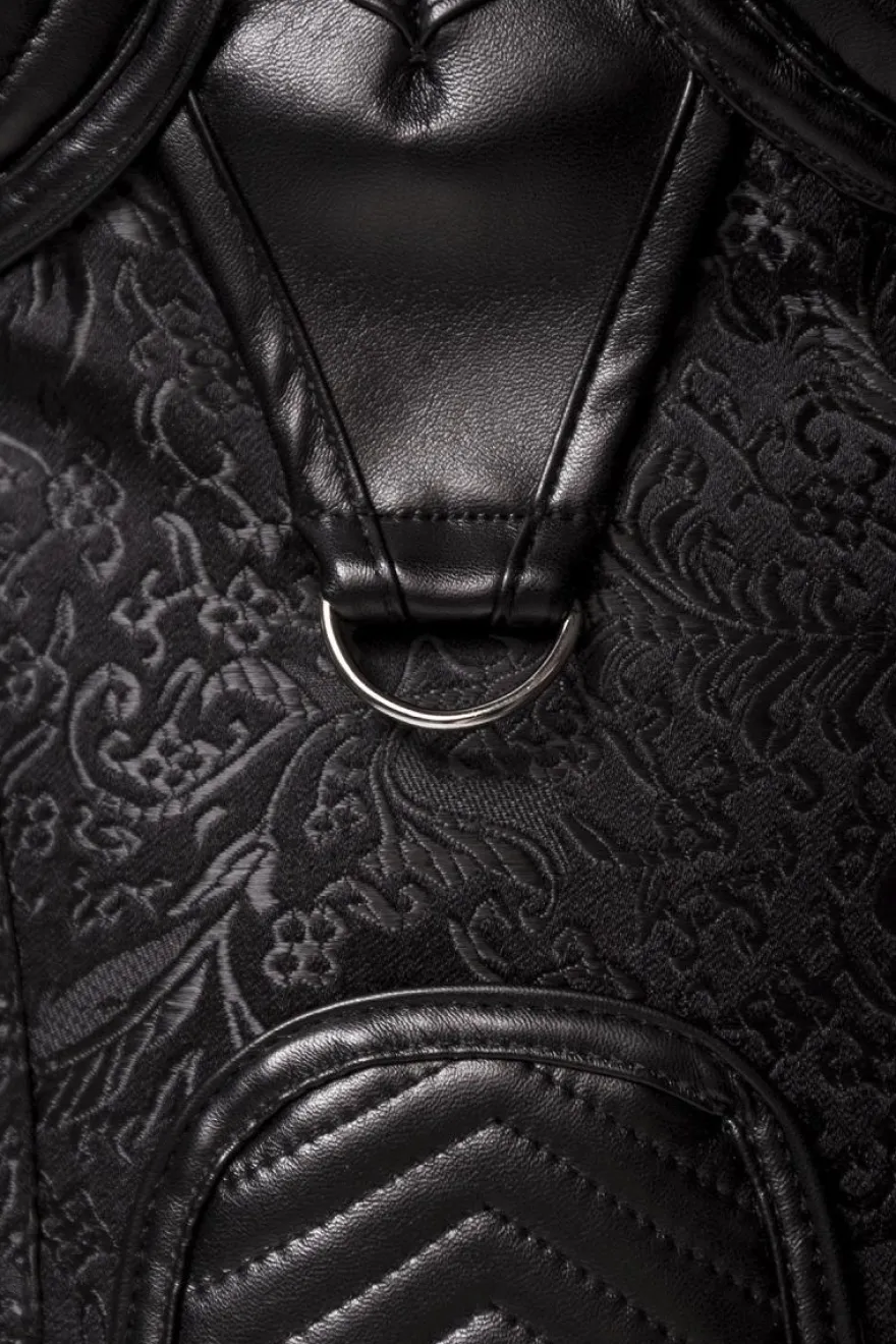 Grey Velvet - Formende Corsage mit Schulterteil schwarz 15306