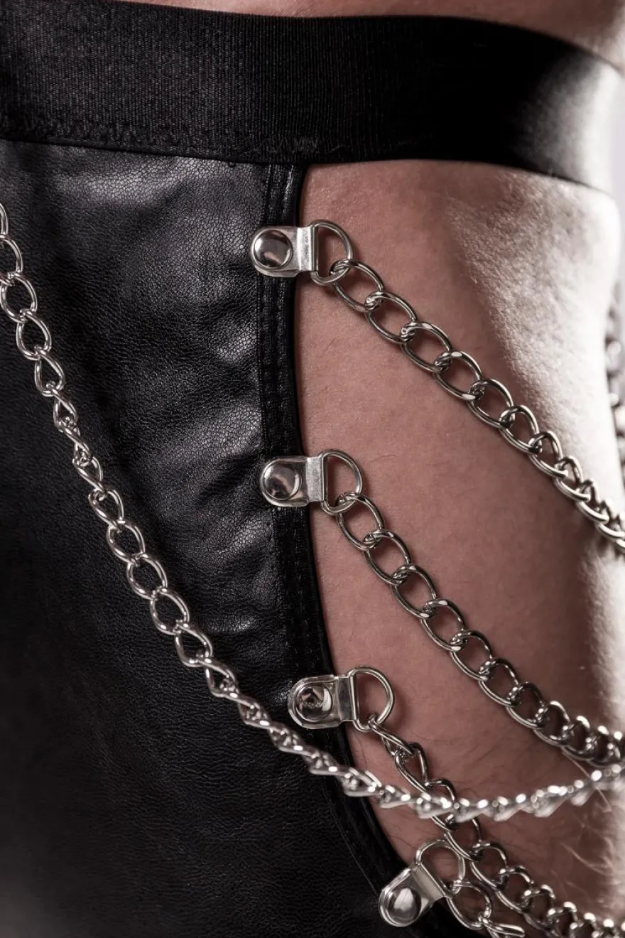 Grey Velvet - Herren Bondage-Set mit Ketten