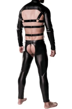 Grey Velvet - Herren Clubwear Set mit Bolero und Chaps