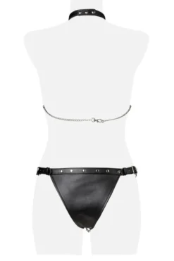 Grey Velvet-3-teiliges Erotikset 15139 schwarz