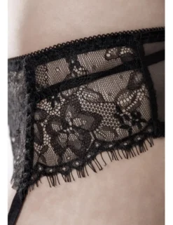Grey Velvet - 3-teiliges Straps-BH-Set - schwarz