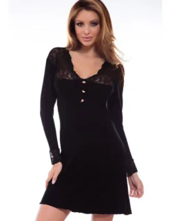 Hamana - Kleid Melani H552013M schwarz