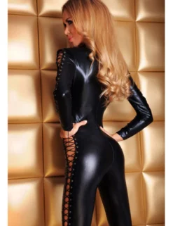 7Heaven - Wetlook Catsuit Sheila 7H698834M schwarz