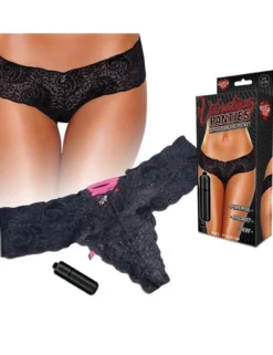Hustler Lingerie - Vibrating Panties black/pink