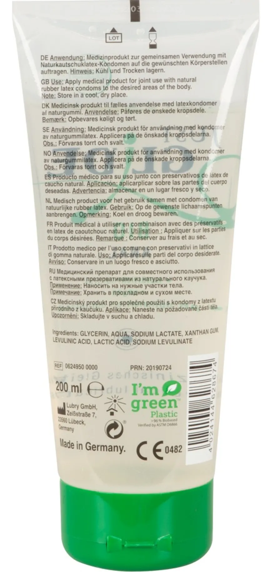 Just Glide - Bio Analgleitgel 200ml