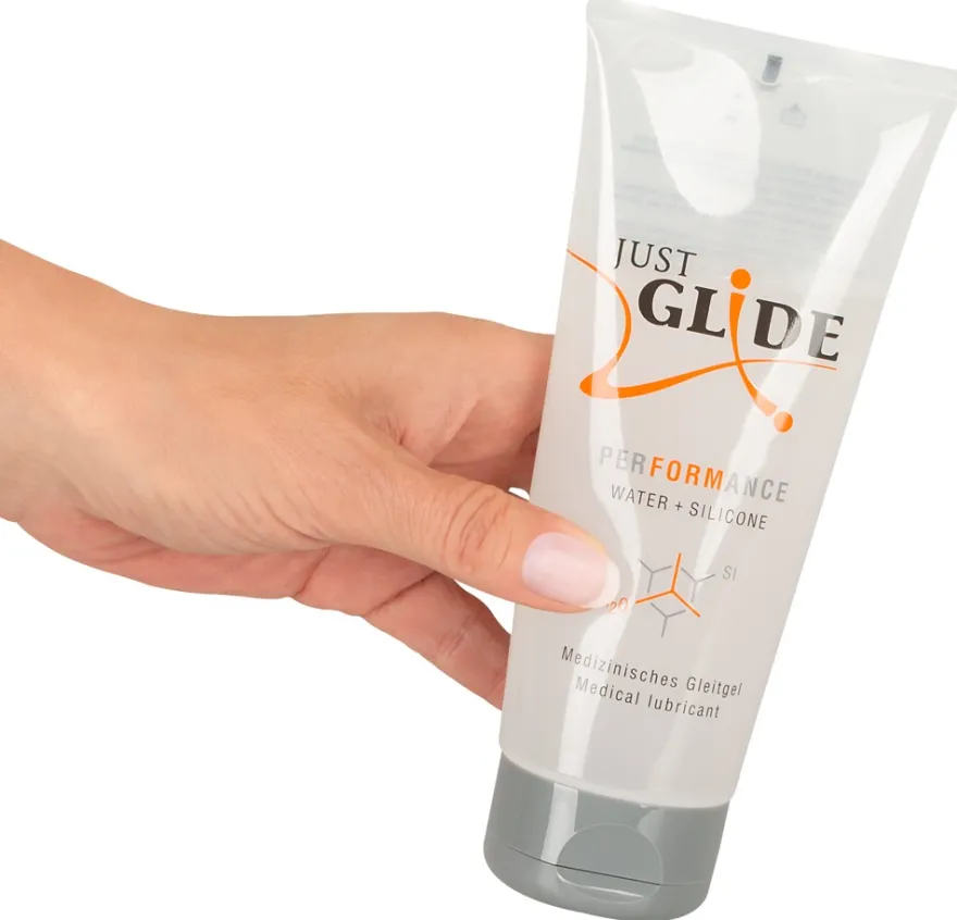 Just Glide - Gleitgel Performance Wasserbasis mit Silikonanteilen 200ml