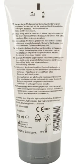 Just Glide - Gleitgel Performance Wasserbasis mit Silikonanteilen 200ml