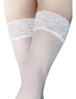 Legg Story - halterlose Strümpfe Lisa LS700141M weiß