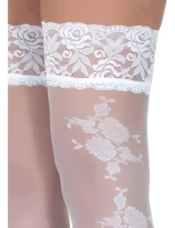Legg Story - halterlose Strümpfe Victoria LS700192M weiß