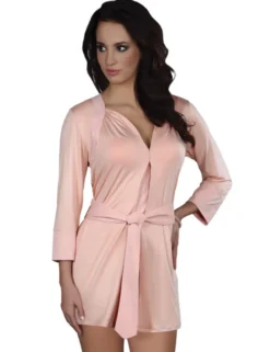 LivCo Corsetti - RIZEN Morgenmantel LC 90071 rosa