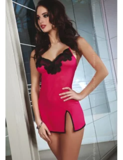 LivCo Corsetti - Vikrit Negligeé und Panty LC 90102 rot
