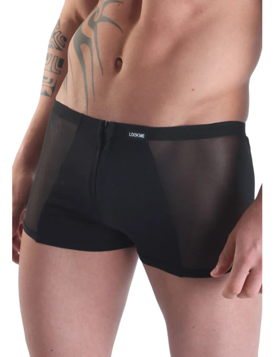 LOOK ME - Herren Boxer LM16-67BLK schwarz