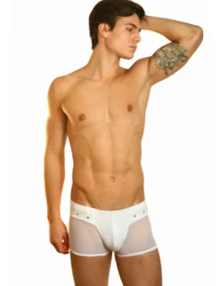 LOOK ME - Herren Boxer Open Spirit LM32-67WHT weiß