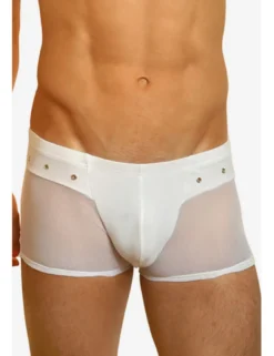 LOOK ME - Herren Boxer Open Spirit LM32-67WHT weiß