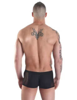 LOOK ME - Herren Boxer Visible Man LM23-67BLK schwarz