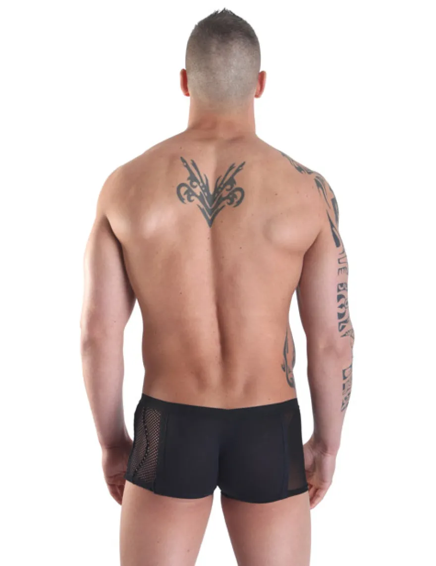 LOOK ME - Herren Boxer Visible Man LM23-67BLK schwarz