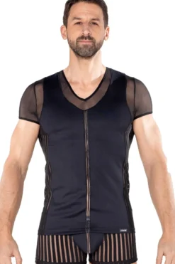 Look Me - Herren Shirt aus Netz Material