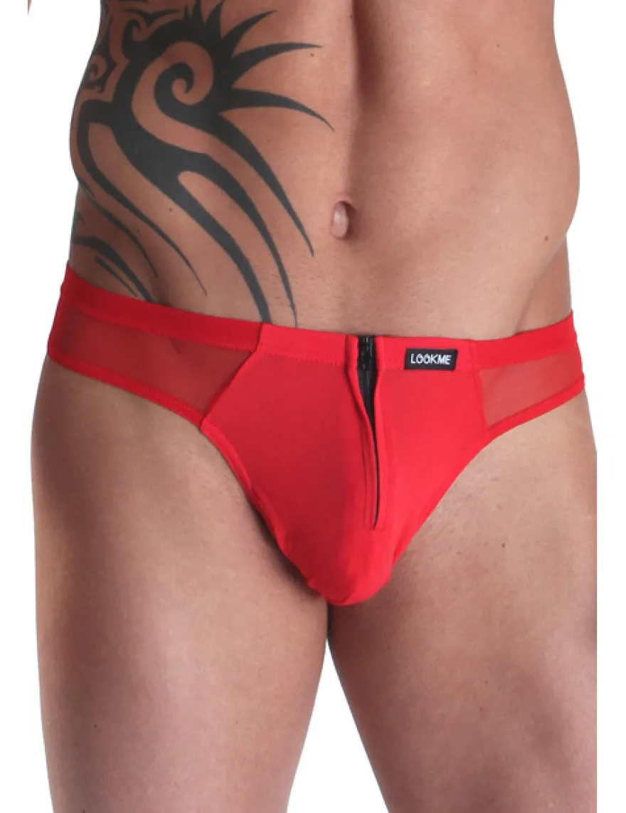 LOOK ME - Herren String Wiz LM16-57RED rot