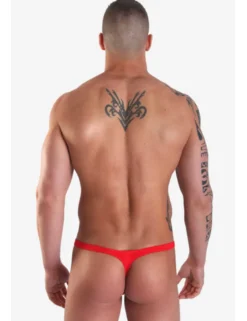 LOOK ME - Männer Ministring 99-01 LM99-01RED rot