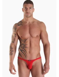 LOOK ME - Männer Ministring 99-01 LM99-01RED rot