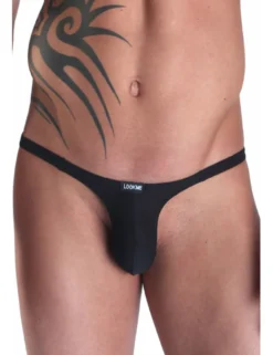 LOOK ME - Männer String-Tanga Sunny 99-57 LM96-57BLK schwarz