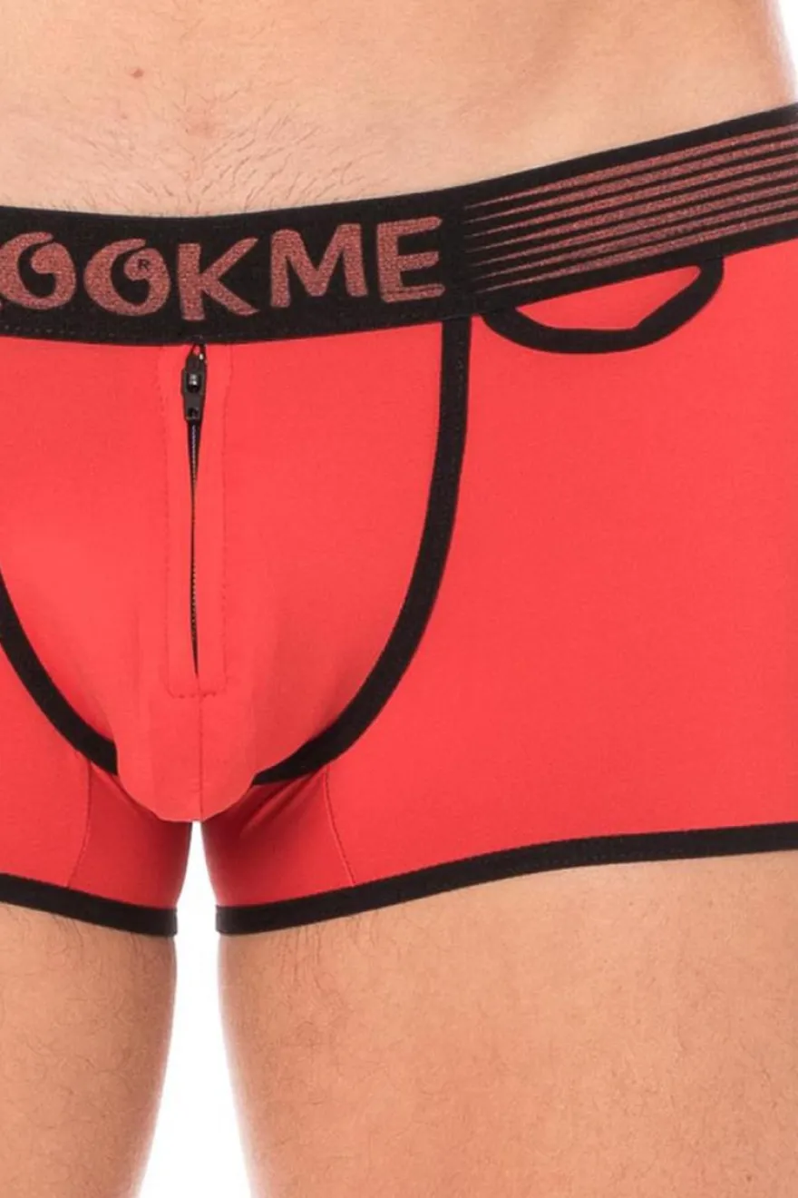 Look Me - Panty aus dehnbarem Material mit Reißverschluss