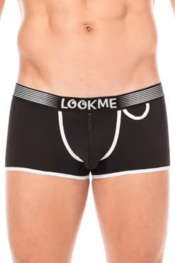Look Me - Panty aus dehnbarem Material mit Reißverschluss