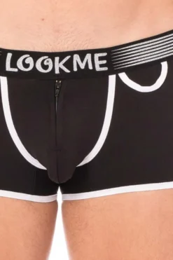 Look Me - Panty aus dehnbarem Material mit Reißverschluss