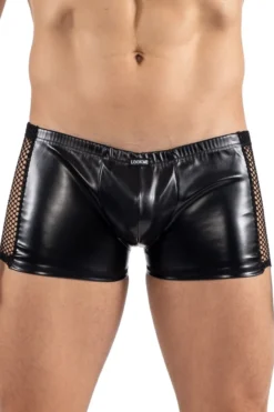 Look Me - Wetlook Boxer mit Netzmaterial