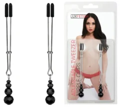 LUX FETISH-Adjustable Tweezer Nipple Clips