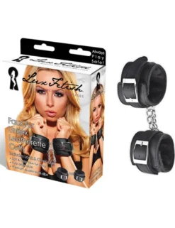 Lux Fetish - Faux Fur Unisex Leatherette Cuffs