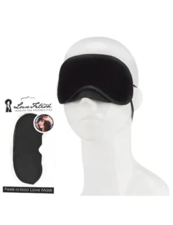 Lux Fetish - Peek-a-boo Love Mask schwarz